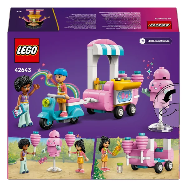 Lego 42643 Friends Pamuk Şeker Standı ve Scooter - Görsel 4