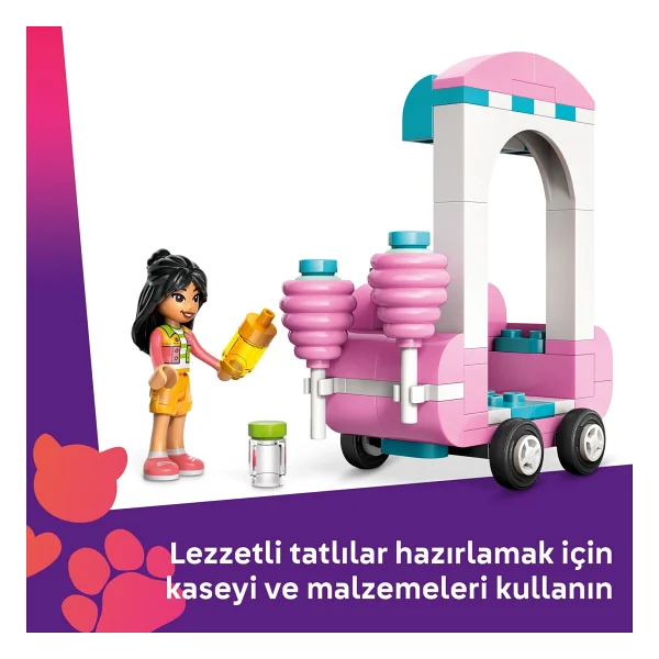 Lego 42643 Friends Pamuk Şeker Standı ve Scooter - Görsel 6