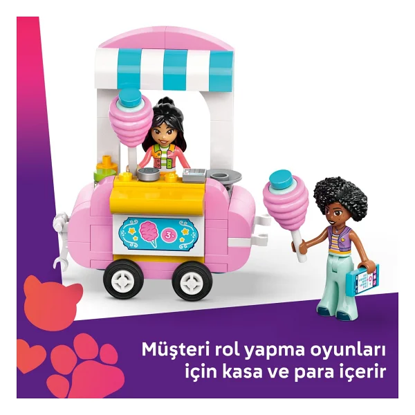 Lego 42643 Friends Pamuk Şeker Standı ve Scooter - Görsel 8
