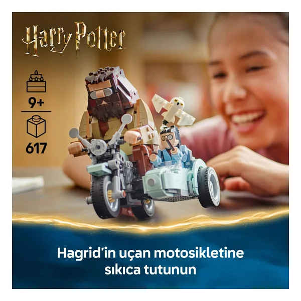 Lego 76443 Harry Potter Hagrid ve Harry'nin Motosiklet Yolculuğu - Görsel 8