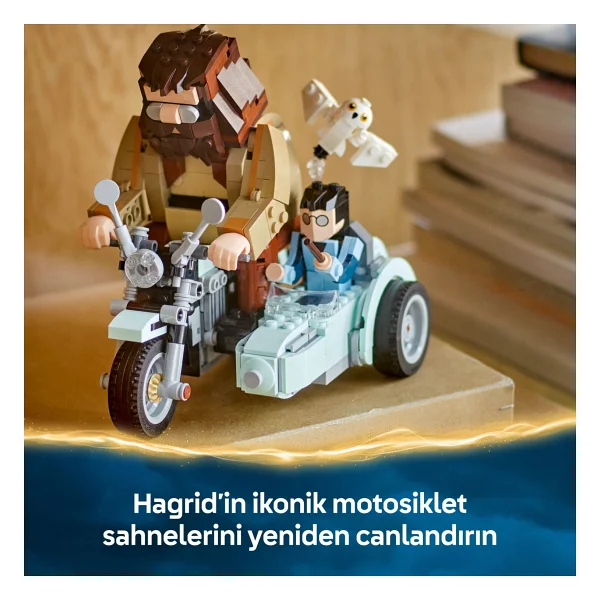 Lego 76443 Harry Potter Hagrid ve Harry'nin Motosiklet Yolculuğu - Görsel 9