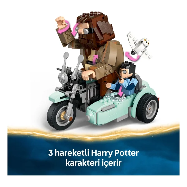 Lego 76443 Harry Potter Hagrid ve Harry'nin Motosiklet Yolculuğu - Görsel 10