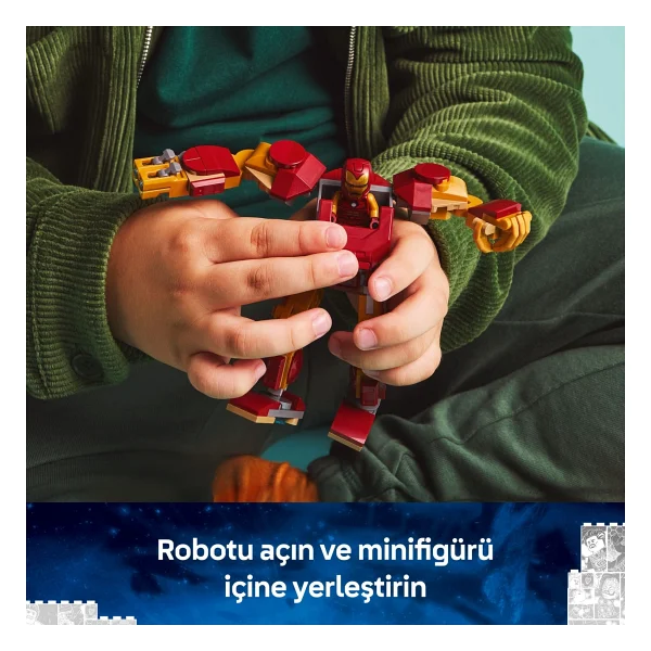 Lego 76307 Marvel Iron Man Robotu, Ultron'a Karşı - Görsel 7
