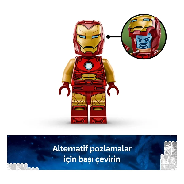 Lego 76307 Marvel Iron Man Robotu, Ultron'a Karşı - Görsel 8