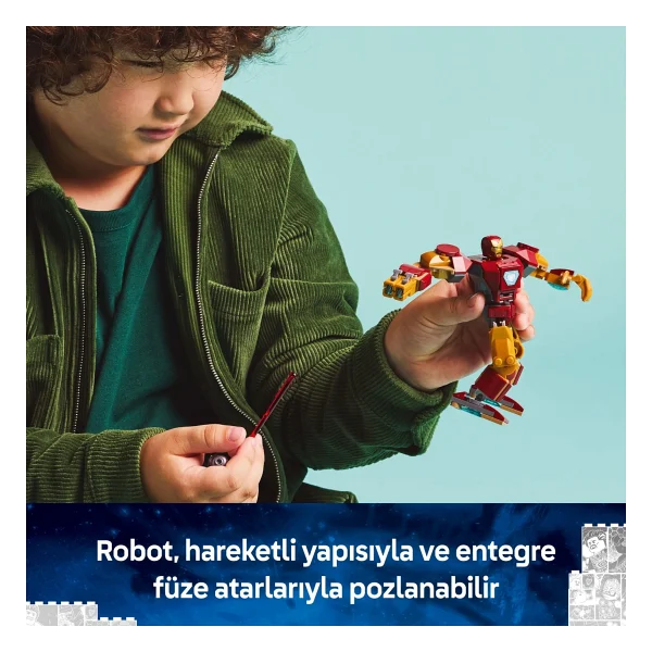 Lego 76307 Marvel Iron Man Robotu, Ultron'a Karşı - Görsel 9