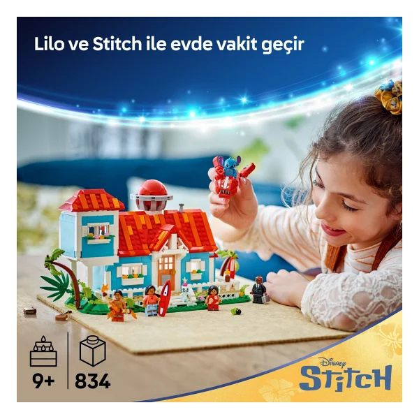 Lego 43268 Disney Lilo ve Stiç Plaj Evi - Görsel 9