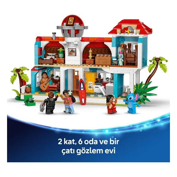 Lego 43268 Disney Lilo ve Stiç Plaj Evi - Görsel 10
