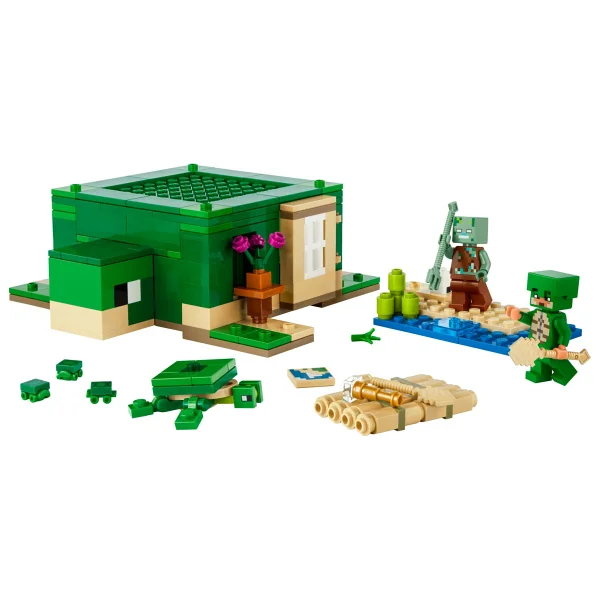 Lego 21254 Minecraft Kaplumbağa Plaj Evi - Görsel 2