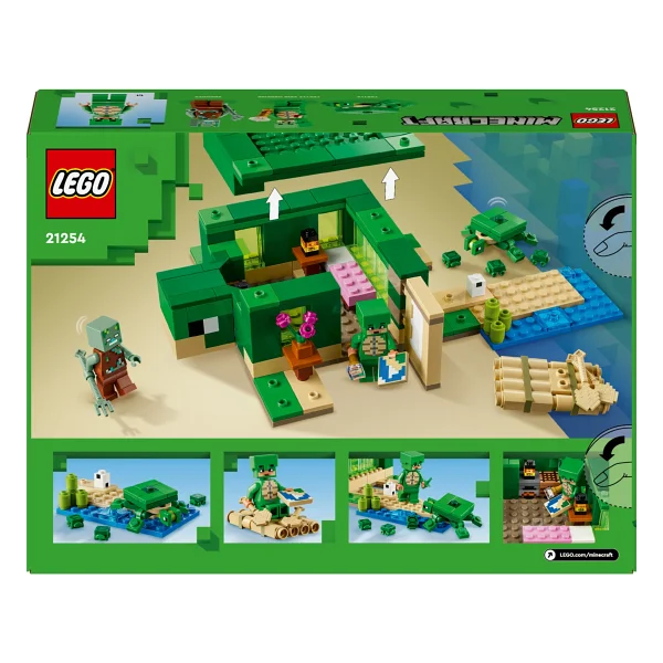 Lego 21254 Minecraft Kaplumbağa Plaj Evi - Görsel 4