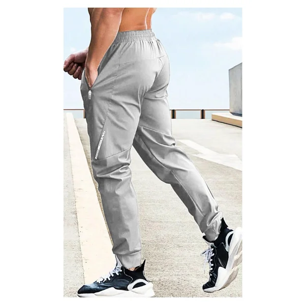 Ghassy Co. Erkek Run Ultra Hafif Egzersiz Aktif Joggers Spor Dar Paça Eşofman Altı 001 - Görsel 8