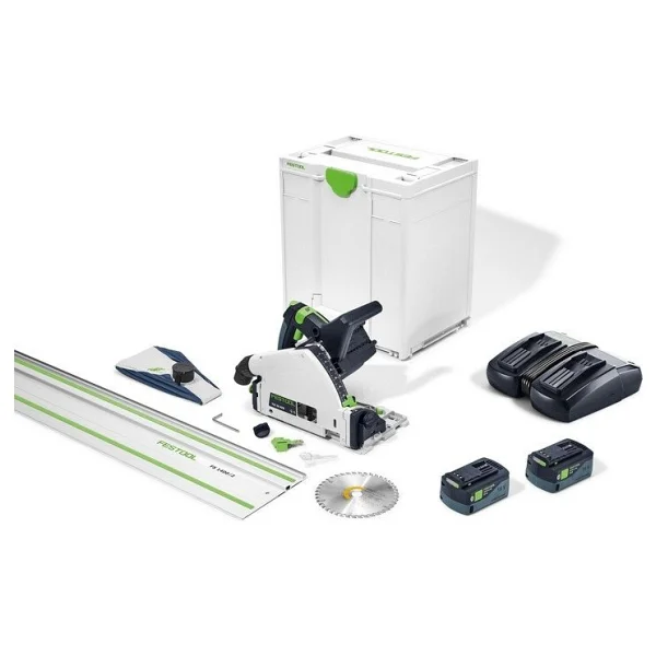 Festool TSC 55 5.0 KEB-Plus/XL-FS 577391 Çift Akülü 5 Ah Daire Testere - Görsel 6