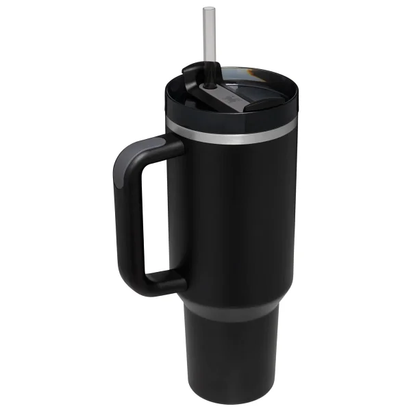 Stanley Quencher Siyah 1.18 lt Pipetli Termos Bardak - Görsel 3