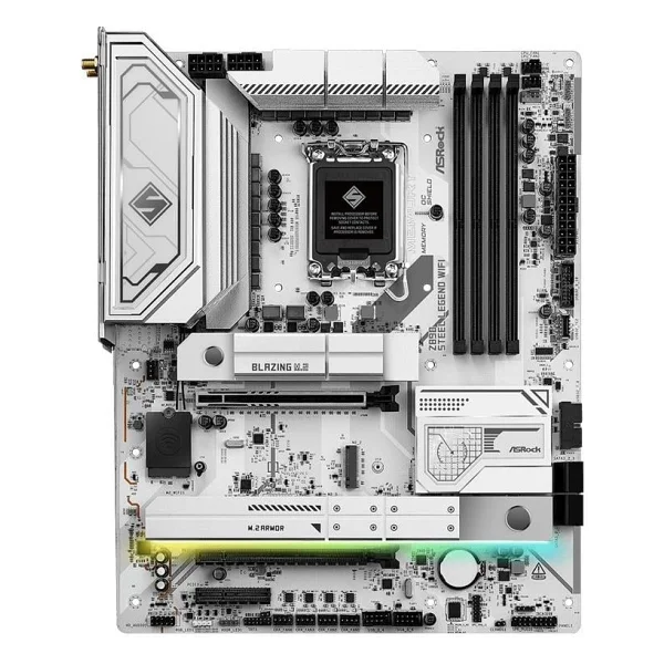 Asrock Z890 Steel Legend Wi-Fi Intel LGA1851 DDR5 ATX Anakart - Görsel 4