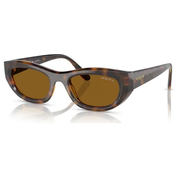 Vogue VO5616S 271883 Dark Havana-Dark Brown Polarize Kadın Güneş Gözlüğü - Görsel 2