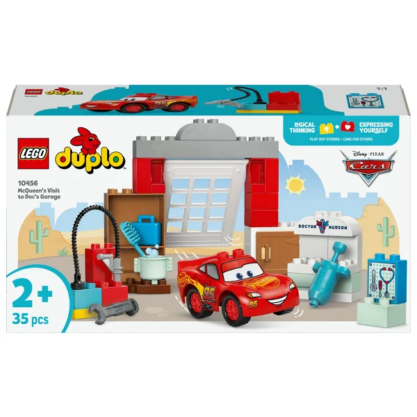 Lego 10456 Duplo Disney Cars McQueen'in Doc'un Garajını Ziyareti - Görsel 6