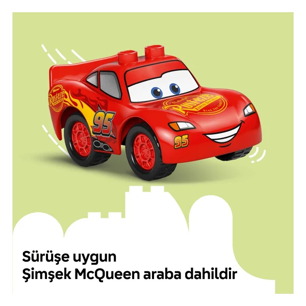 Lego 10456 Duplo Disney Cars McQueen'in Doc'un Garajını Ziyareti - Görsel 10