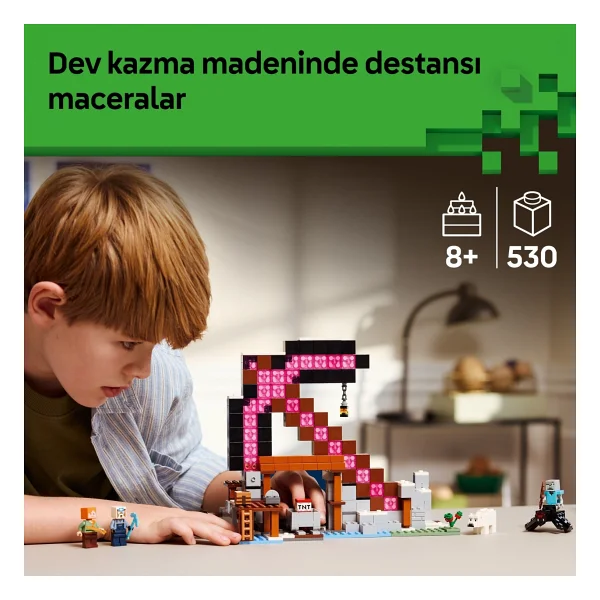Lego 21277 Minecraft Kazma Madeni - Görsel 7