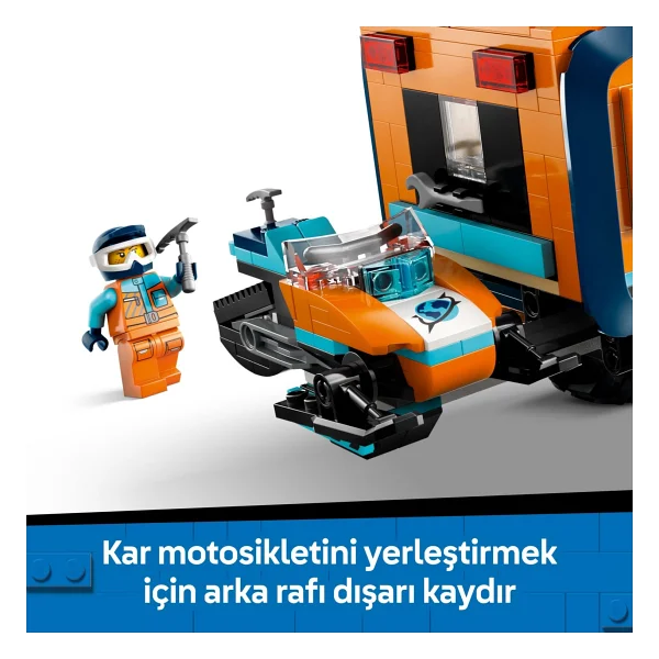 Lego 60471 City Kutup Kaşifi Laboratuvar Kamyonu - Görsel 6