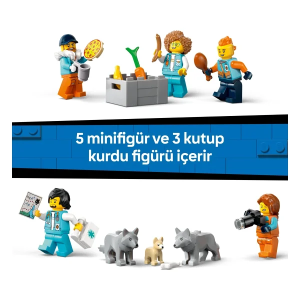 Lego 60471 City Kutup Kaşifi Laboratuvar Kamyonu - Görsel 7