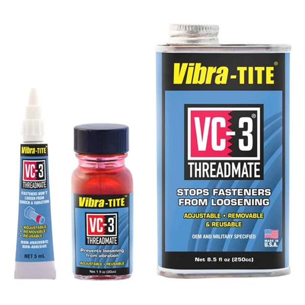 ND Industries Vibra-Tıte Vc-3 Threadmate Vida,civata Sabitleyici, Fırça Kapak Aplikatörlü 30 ml Şişe - Görsel 5