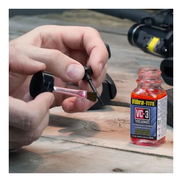 ND Industries Vibra-Tıte Vc-3 Threadmate Vida,civata Sabitleyici, Fırça Kapak Aplikatörlü 30 ml Şişe - Görsel 4