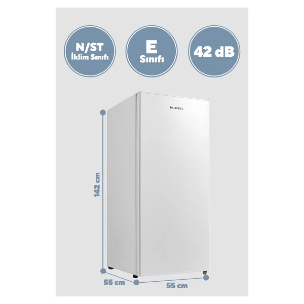Kumtel HFR-160 5 Çekmeceli Dikey Derin Dondurucu - Görsel 5