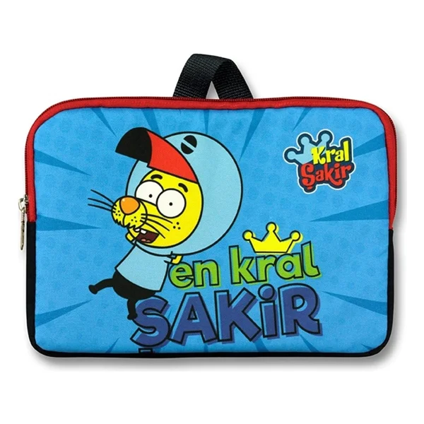 Cennec Yatay Cry Babies Sarı Yeşil Tablet Çantası - Kız Çocuk - 10,9 İnç Ve Altındaki Tabletler İçin Uyumlu - Görsel 4