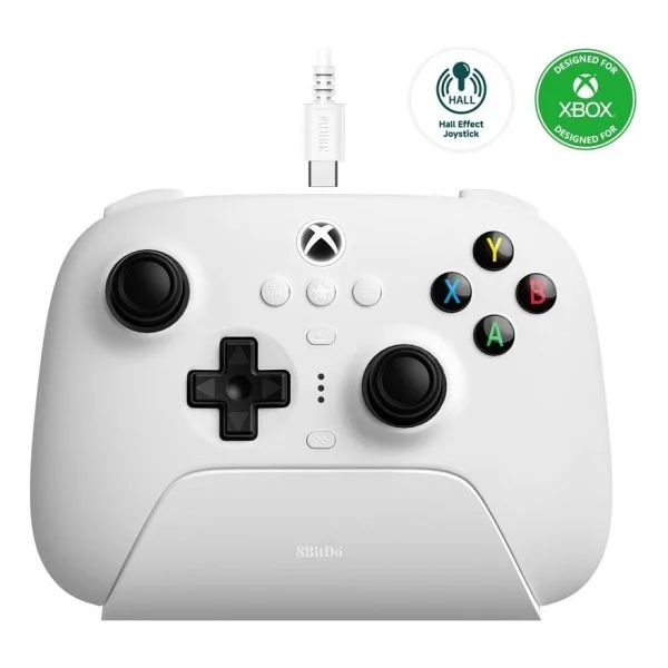 8Bitdo Ultimate Beyaz Kablolu/Kablosuz Oyun Kolu - Görsel 4