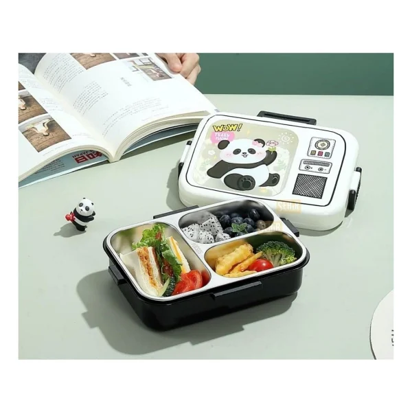 Vagonlife BL10283-3S 820ml Pembe Çelik Beslenme Kutusu - Görsel 2