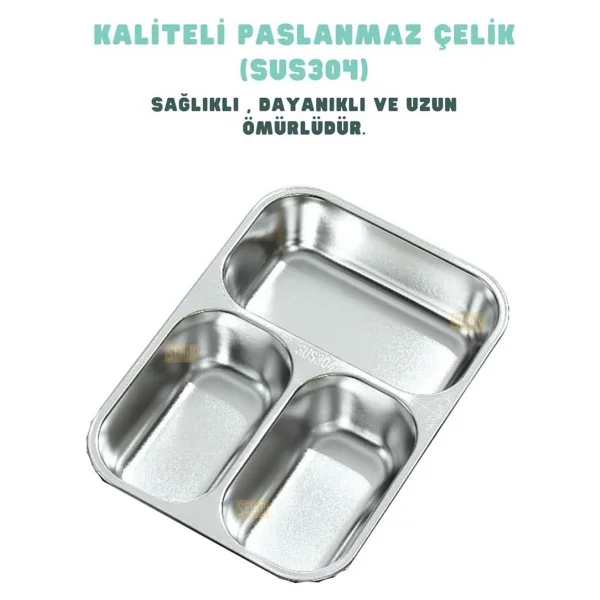Vagonlife BL10283-3S 820ml Pembe Çelik Beslenme Kutusu - Görsel 4