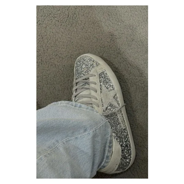 Golden Goose Super Star Glitter GWF00102 Kadın Sneaker - Görsel 3