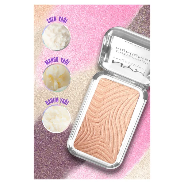 NYX Professional Buttermelt 05 Bright & Butta Highlighter - Görsel 4
