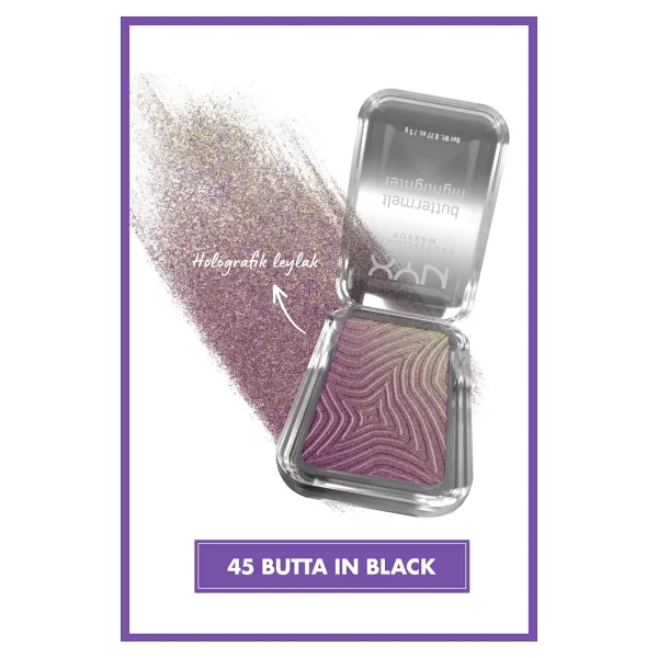 NYX Professional Buttermelt 45 Butta In Black Highlighter - Görsel 2