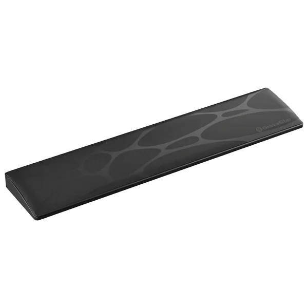 GravaStar Klavye Bilek Desteği, Ergonomik, Kaymaz Tabanlı, PU Deri Yüzeyli Bilek Destek Pedi, Siyah - Görsel 6