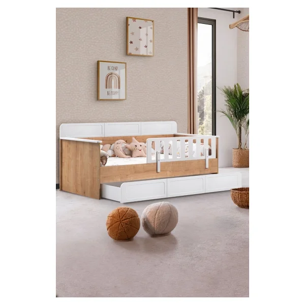 Setay Mobilya Mira Ceviz 90x190 cm Yavrulu Montessori Karyola - Görsel 6