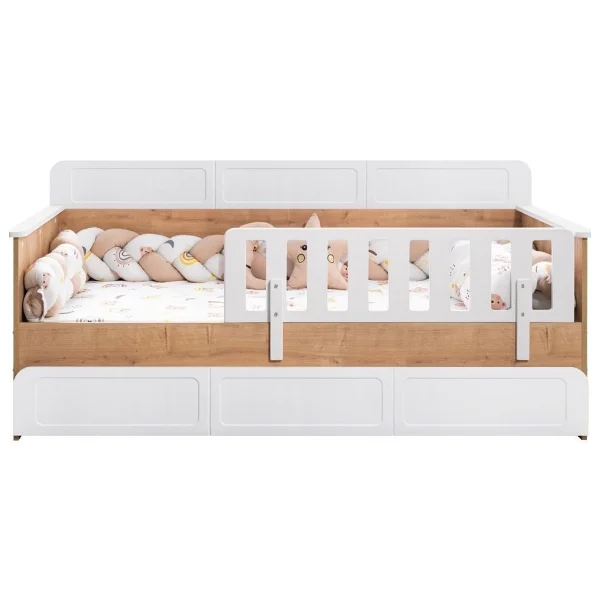 Setay Mobilya Mira Ceviz 90x190 cm Yavrulu Montessori Karyola - Görsel 3
