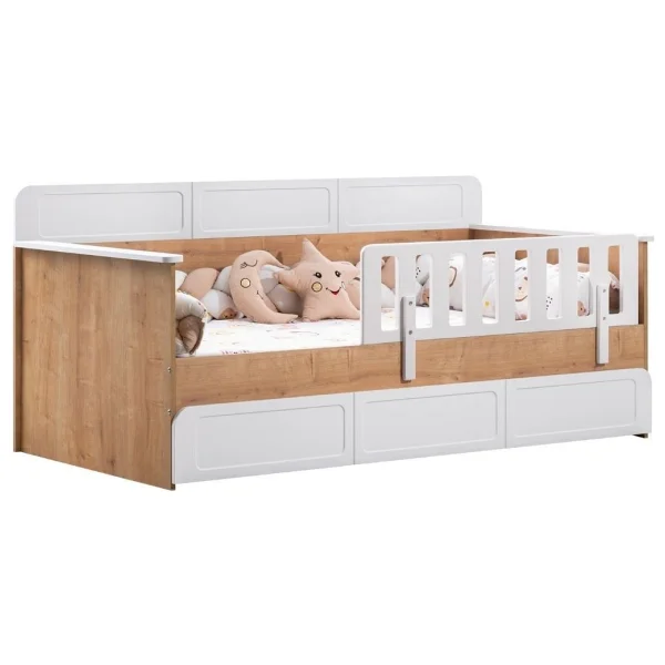 Setay Mobilya Mira Ceviz 90x190 cm Yavrulu Montessori Karyola - Görsel 4