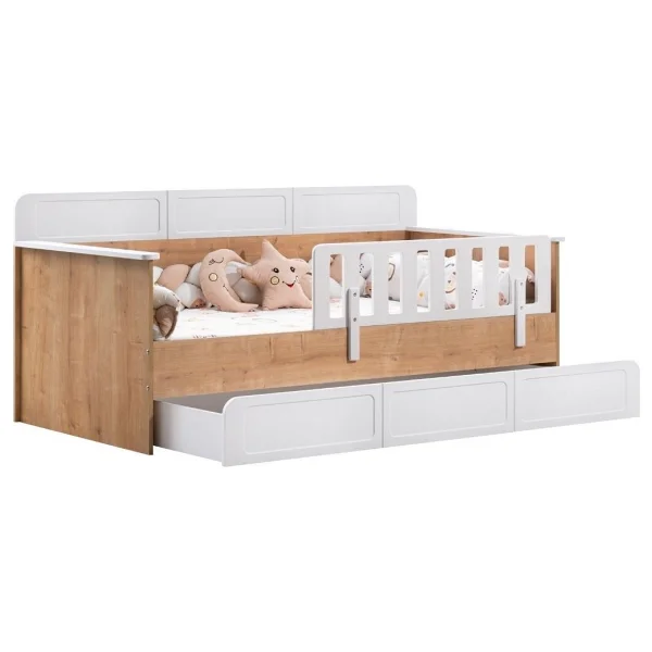 Setay Mobilya Mira Ceviz 90x190 cm Yavrulu Montessori Karyola - Görsel 5