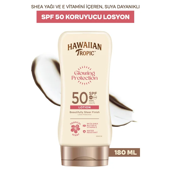 Hawaiian Tropic Glowing Protection 180 ml 50 Faktör Güneş Losyonu - Görsel 10