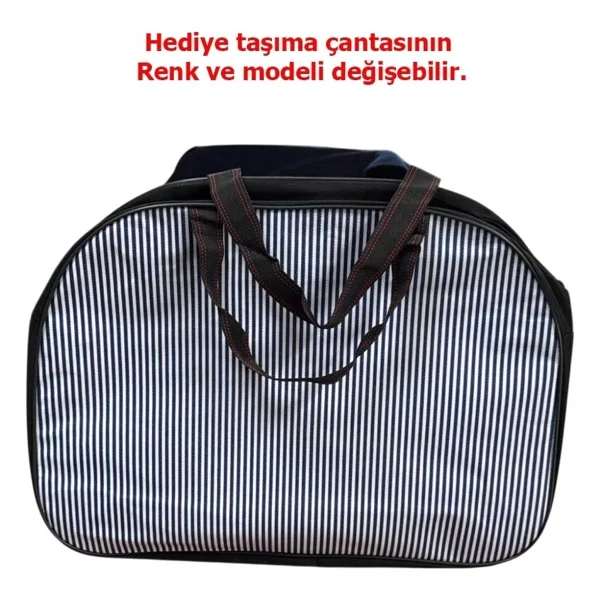 Lazer Mangal Portatif Pratik Katlanabilir Paslanmaz Izgaralı 41X25 cm - 41 x 25 cm - Görsel 3