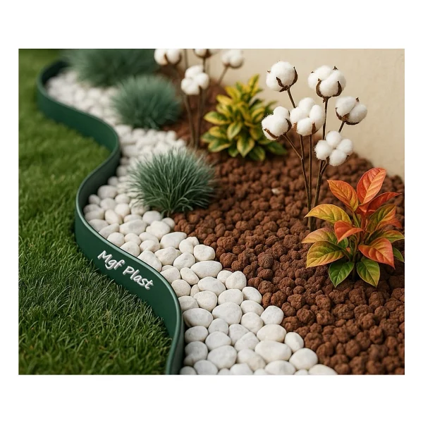 Mgf Plast Mgf Çim Ayırıcı / Sınırlandırıcı Plastik Ayraç 25 Metre - Siyah - Görsel 3