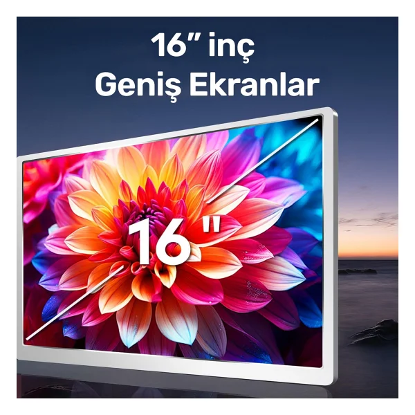 Npo NPM788 16" 14 ms Full HD IPS 3'lü Taşınabilir Monitör - Görsel 3