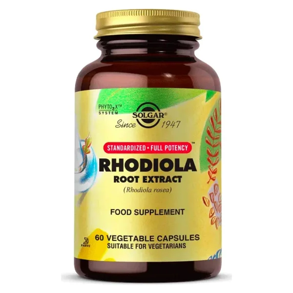 Solgar Rhodiola Root Extract 60 Kapsül - Görsel 6