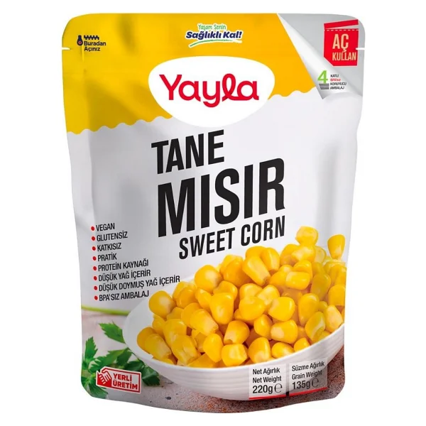Yayla 220 gr Haşlanmış Tane Mısır - Görsel 8
