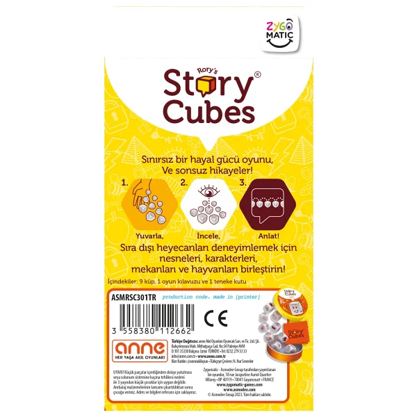 Asmodee Rory'nin Hikaye Küpleri - Klasik ECO (Rory's Story Cubes - Classic ECO) - Görsel 7