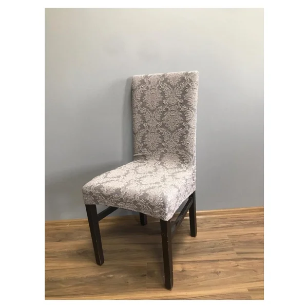 Jakarlı Esnek Şal Desen Tekli Sandalye Örtüsü - 180 x 230 cm - Görsel 10