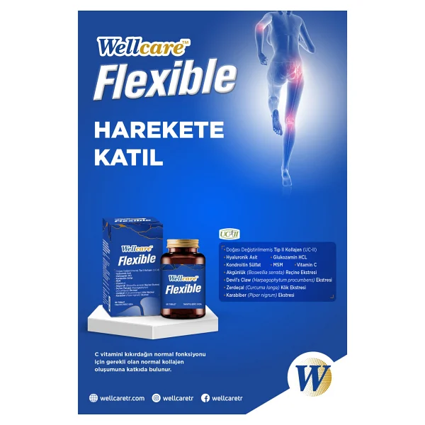 Wellcare Flexible 60 Tablet - Görsel 3
