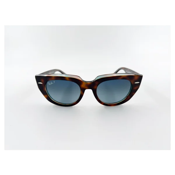 Ray-Ban Doreen 2286 1413S3 Dark Havana-Blue Polarize Kadın Güneş Gözlüğü - Görsel 2