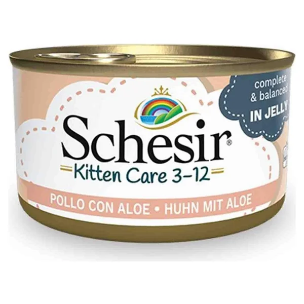 Schesir Tavuklu ve Aloe Veralı 85 gr Yavru Konserve Kedi Maması - Görsel 2