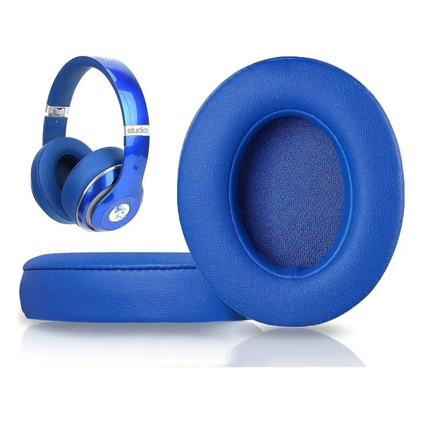 Beats Studio 2.0 ve 3.0 Uyumlu Kulaklık Pedi Studio Apl Kulaklık Süngeri Kulaklık Yastığı Köpük Yalıtım Minder Ped Yastık - Mavi - Görsel 6
